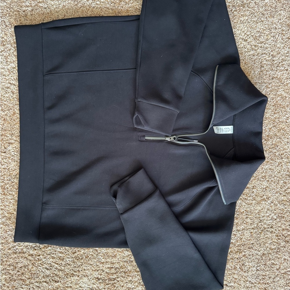 SPANX Air Essentials L Black Zip-Up